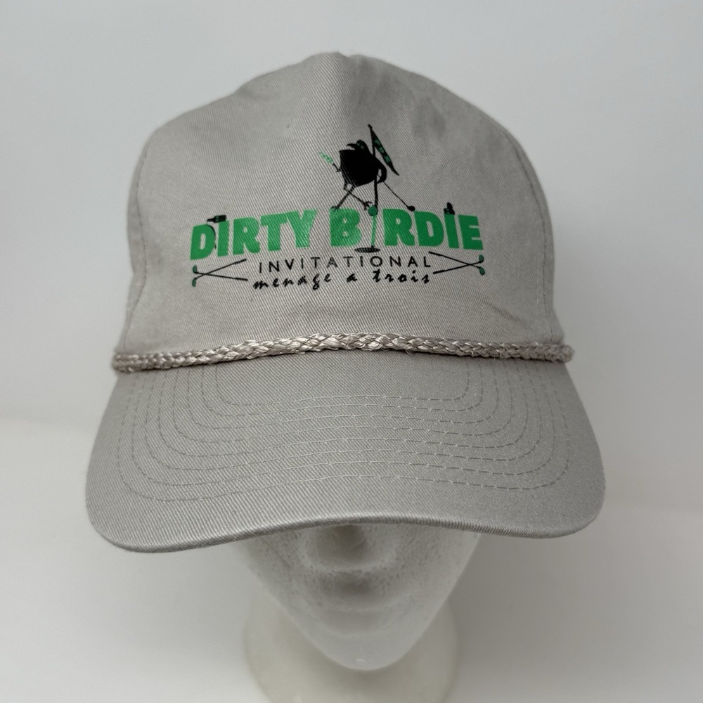 DIRTY BIRDIE INVITATIONAL Menage a Trois Adjustable SNAPBACK Baseball Cap Hat
